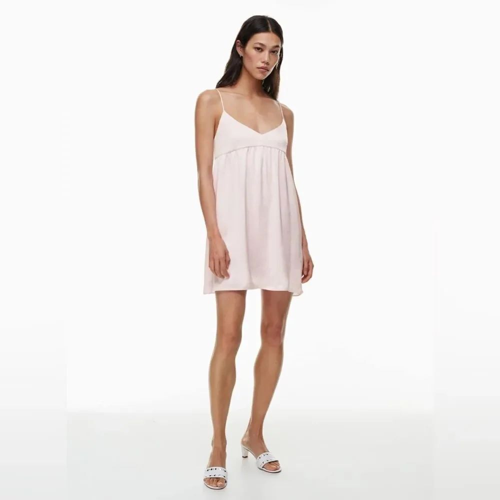 Aritzia Wilfred Lover Satin Mini Dress